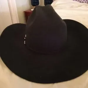 Schneider | Accessories | Black Cowboy Hat With Hard Hat Box  display picture 3